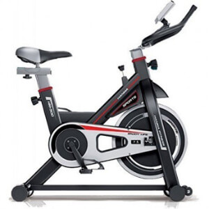 spin bike to simulate the posture of an outdoor cyclist